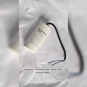Kapasitor Running 50 uF Merek DBS Kondisi BARU