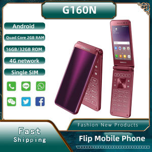 Samsung  Galaxy Folder2 G160N 4G network Quad Core 2GB RAM 16GB/32GB ROM 8MP Camera LTE Flip Mobile Phone