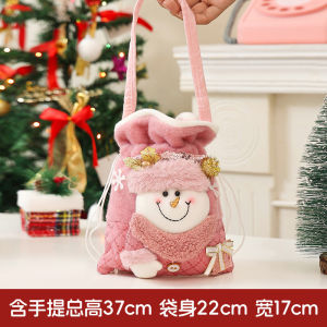 กระเป๋าใส่ของขวัญวันคริสตมาส กระเป๋าใส่ของตกแต่งลูกกวาด กระเป๋าเดินทางแบบพกพา กระเป๋าเด็กผู้หญิง เครื่องประดับตกแต่ง