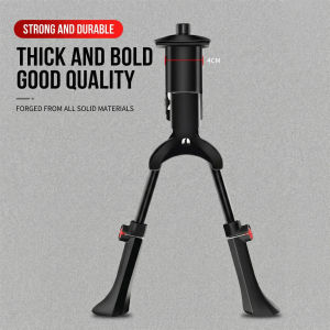 Mountain Bike Double Leg Kickstand Heavy Duty Steel Bicycle Parking Stand Support for Road Bike Repair