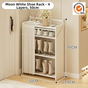 ZHUSHANXIA | Foldable No-Assembly Multi-layer Dustproof Shoe Rack