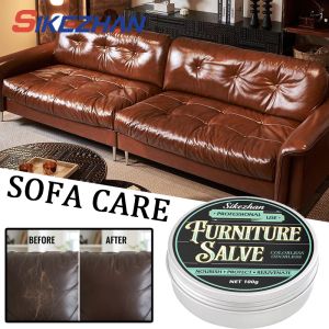 Leather Sofa Conditioner Cream – Furniture Salve for Couches Recliners and Chairs Natural Leather Care Balm Nourish & Protect