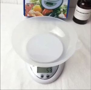 Digital Kitchen Weighing Scale 5KG Electronic Baking with Bowl LED Display Cooking Household for Food Timbangan Scale High-Precision Weight Kilo Grams Kitchen Tool