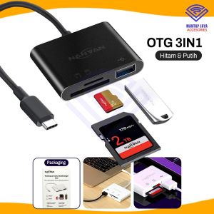 [COD] NANVAN OTG CARD READER TIPE C BACA MEMORI SD TF CARD / MOUSE / KEYBOARD DLL