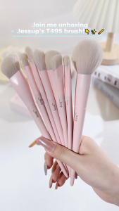 Jessup 14pcs Crystal Pink Comprehensive Collection เซ็ตแปรงแต่งหน้า