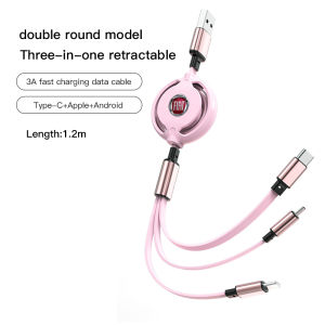 Fiat | 3-in-1 Micro Data Wire USB Type C Fast Charger For Fiat 500 Panda Cronos Argo Punto Tipo Doblo Abarth Bravo Stilo Ducato Pondo