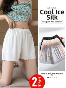Anti Peep Ice Silk Safety Shorts Big Size