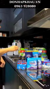 Muối Rửa Chén Bát Finish Salt Kháng Khuẩn 1kg - Bảo Vệ Máy Rửa Chén Bát Ngăn Ngừa Mảng Bám