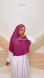 Hijab Zahira Zaida Jumbo Kerudung Bergo Jumbo Non Pet Instan Jersey Premium By Kalishaofficial