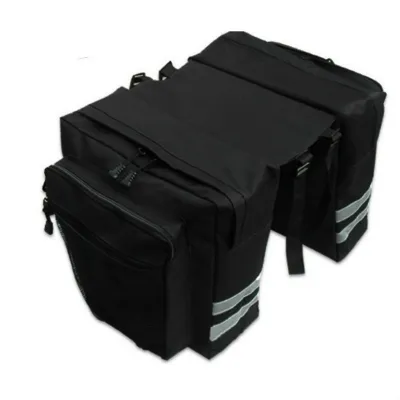 Bike Rear Rack Bag Cycling Double Side Trunk Bag Mountain Road Bicycle Tail Seat Pack Luggage Carrier Bike Bag Bicycle Accessory