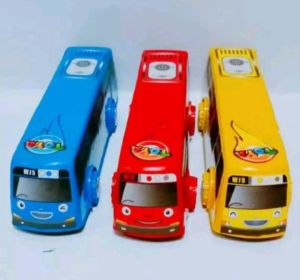 Mainan Anak Mobil Bus Basuri TELOLET Ada Musik dan Lampu Kelap Kelip