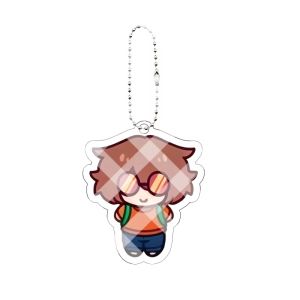 Bandai | Unstable Universe Acrylic Keychain Accessories Bag Decor Exquisite Student Game Anime Cartoon Character Keyring Birthday Gift