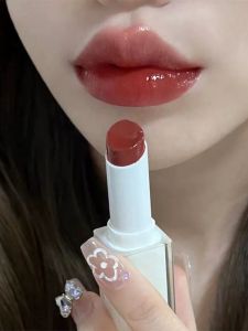 Tai Gentle! Japanese Magazine Milk Tea Frozen Mirror Lipstick Moisturizing and Nourishing Pseudo Plain Face Water Light Feeling Solid Lip Lacquer Student Female