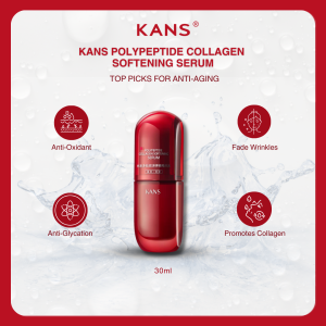 KANS POLYPEPTIDE COLLAGEN SOFTENING SERUM 30ml ANTI-GLYCATION ANTI-OXIDANT ANTI-WRINKLE