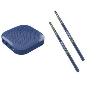 Air Drum with Drumsticks Set Portable Electronic Virtual Air Drum Drumsticks Pedals Professional for Beginners Children Adults