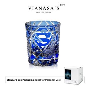 VIANASAS Superman Returns Edomae Crystal Whiskey Personality Wine Glass High-End Sense Foreign Liquor Cup Gift