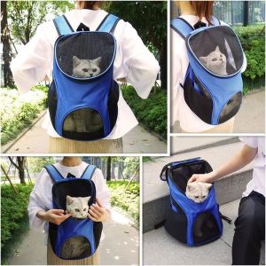 Pet Backpack Bag Carrier for Dog Cat Puppy bag bawa kucing Breathable Foldable Outdoor Bag Carrier宠物外出包双肩包透气猫包狗包