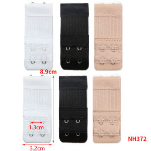 6pcs Bra Extender for Womens Elastic Bra Extension Strap Hook Clip Expander Adjustable Belt Buckle Intimates Accessories