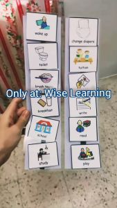 Alat Bantuan Visual/Rutin Harian/Laminated Visual Aids/PECS/Daily Routine Cards in BM