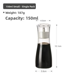 Food Grade Kitchen Glass Oil Bottle
