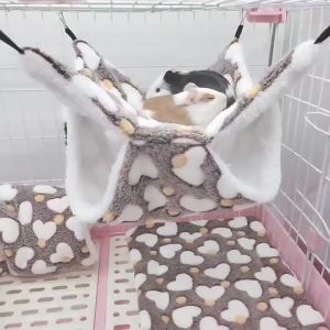 Animal KOKO พร้อมส่ง 🚚 เปลนอนสัตว์ ถุงนอนสัตว์เลี้ยง✨ มี 2 ชั้น แบบแขวน สำหรับ ชูการ์ไกลเดอร์, แฮมสเตอร์, แกสบี้, ชินชิล่า, กระรอก, ดัมโบ้