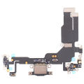 สายแพสำหรับชาร์จ iPhone 15 PLUS 14 13 12 11 Pro ที่ชาร์จ USB ตัวเชื่อมต่ออะไหล่สำหรับเปลี่ยนโทรศัพท์มือถือ. 