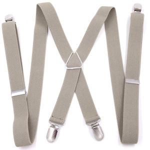 4 Clips 2.5CM Wide Men Suspenders Women Elastic Adjustable Adult Braces Suspender Kids Children Boys Girls Wedding Accessories