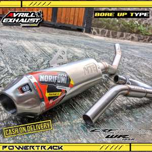 Knalpot norifumi rocket 4 bore up pnp dtracker klx150 crf150l wr155
