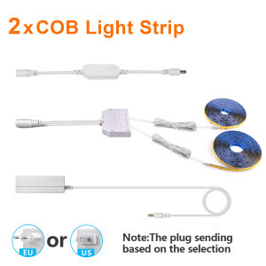 TUYA Smart COB LED Group Lighting Set 2/4/6PCS Work With Alexa Echo Plus Google Assistant APP Voice Control For Cabinet Showcase