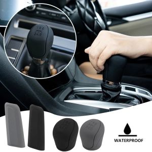Silicone Gear Shift  Knob Cover Gear Shift Non Slip Grip Handle Case Automobiles Gear Shift Collars Car Accessories Interior