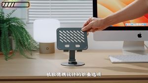 C66 Foldable Metal Phone Holder Tablet Stand Alloy Ergonomic Adjustable Height Anti-skid HeatDissipation Stable Bracket