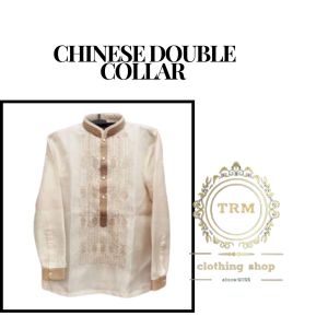 mens Barong (double Chinese collar)