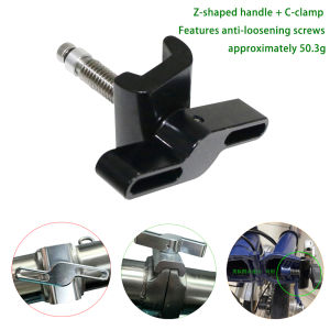 Hinge Clamp Set C Buckle for Perfect Matching Folding Handle Modification for Brompton Folding Bicycle