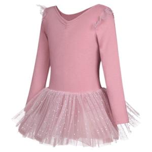 aiwuge | Ballet Dancewear for Girls Puff Sleeve