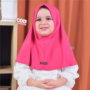 COD Kerudung Hijab Jilbab Bayi Perempuan Anak Baru Lahir Newborn Lucu Model Polos Mybabyhijab
