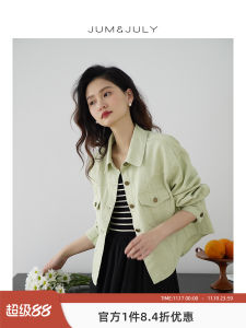 Casual American Style Short Jacket Womens Denim Coat Spring New Arrival Small Size Friendly Pure Color Commute Friendly