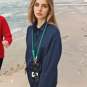 63-Inch Adjustable Crossbody Phone Lanyard with Clip - Durable Anti-Theft Wrist Strap for Secure Shopping & Travel - Available in Multiple Colors