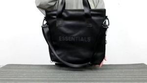 2025 High Street Tide Brand Double Line Series ESSENTIALS Portable Messenger Multi-Purpose Bag