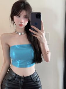 Áo Ba Lỗ Dây Mùa Hè Mới Cho Nữ Áo Ba Lỗ Hở Lưng Ôm Vừa Vặn Gợi Cảm Trang Phục Công Sở Màu Trơn Áo Ba Lỗ Hở Xương Đòn