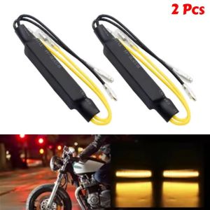 12V 21W Motorcycle Decoder Turn Signal Lights LED Flashing Indicator Load Resistor Lamp Blinker Error Repair Decoder