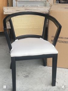 Retro American Country Style Wooden Frame Wicker Chair Back Chair Buy One Get One Free Two Pcs Fully New Vintage Design