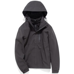 Outdoor Womens Gore-Tex Jacket Three-in-One Detachable Trendy Two-Piece Set Mens Fleece-Lined Thickened Autumn and Winter Mountaineering Jacket