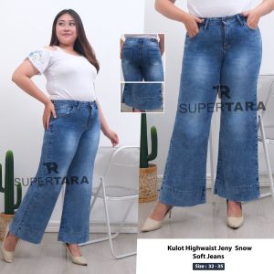 TR16 -( PRODUK TERBARU) CELANA JEANS KULOT SKENA JENY SZ 32-35 PINGGANG BAN SLETING