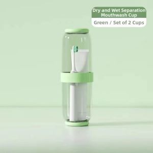 NAIFUNA | Portable Family Toothbrush Set Dry-Wet Separation 4 People
