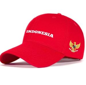 Topi Garuda Indonesia Distro Bahan katun logo Bordiran Pria Wanita Dewasa