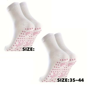 1/3Pairs Tourmaline Slimming Health Sock Winter Elastic Thermal Self-Heating Sock Health Care Socks Short Sock Magnetic Therapy