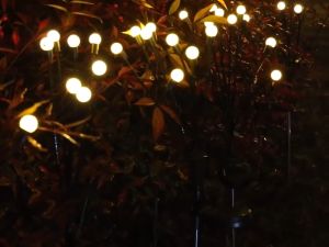 Solar Lights Outdoor Romantic Rocking Firefly LED waterproof Light Ball Lawn Garden courtyard walkway Christmas Decoration