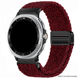 Magnetic Nylon Strap for Samsung Galaxy Watch 9 8 40mm 44mm Braided Solo Loop Bracelet for Galaxy Watch 8Classic Adjustable Band