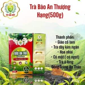 Bảo an trà thượng hạng hộp 500gr hỗ trợ mát gan