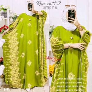 Gamis Kaftan Busana Wanita Syari Terbaru Viral Kekinian Modis Elegan Busui Rayon Super Premium Terlaris BISA COD
